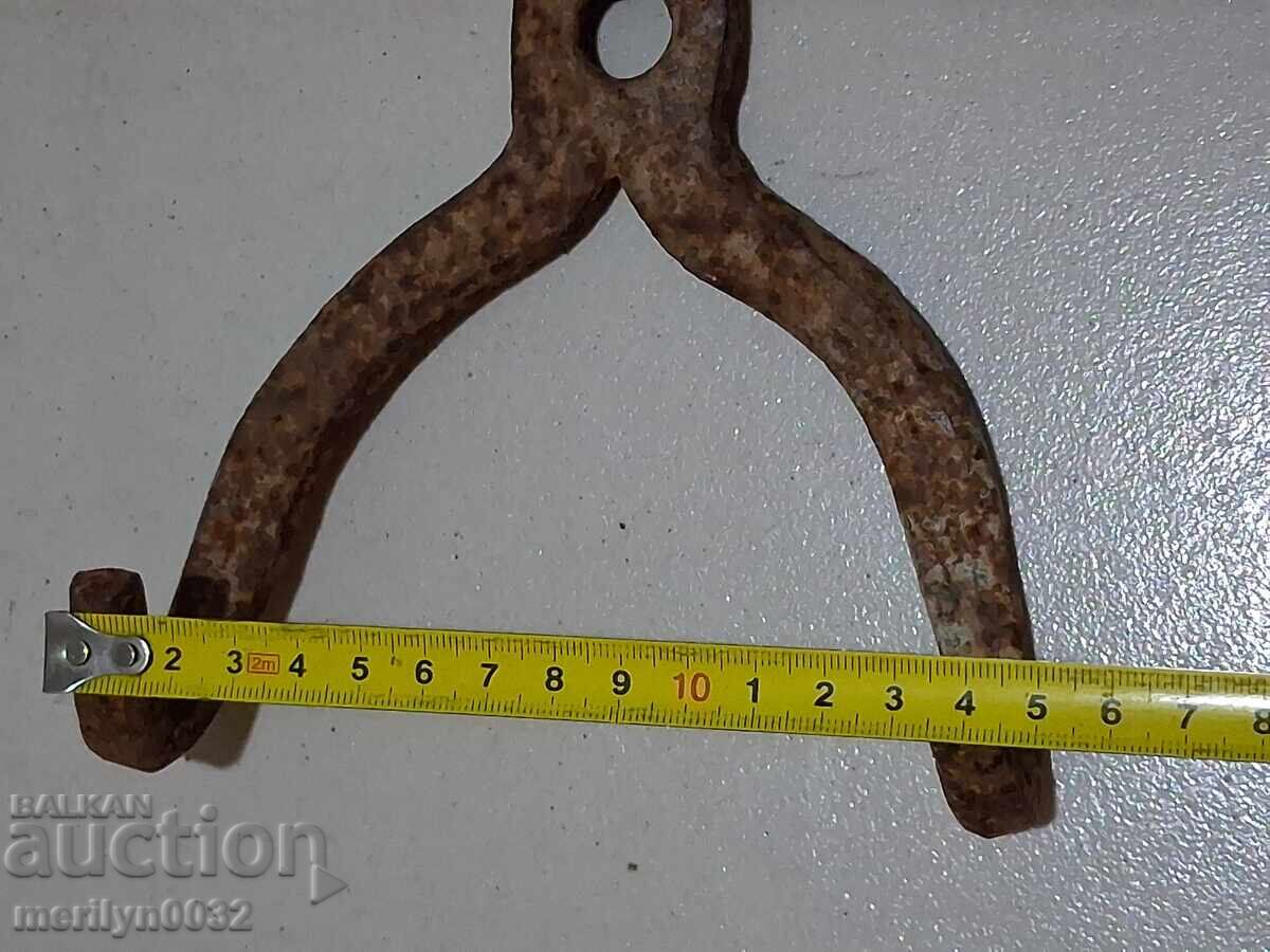 Old cooper tool wrought iron, barrel - 6