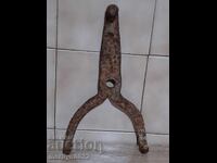 Old cooper tool wrought iron, barrel
