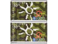 Mint stamp 50 years of NATO 1999 from Bulgaria
