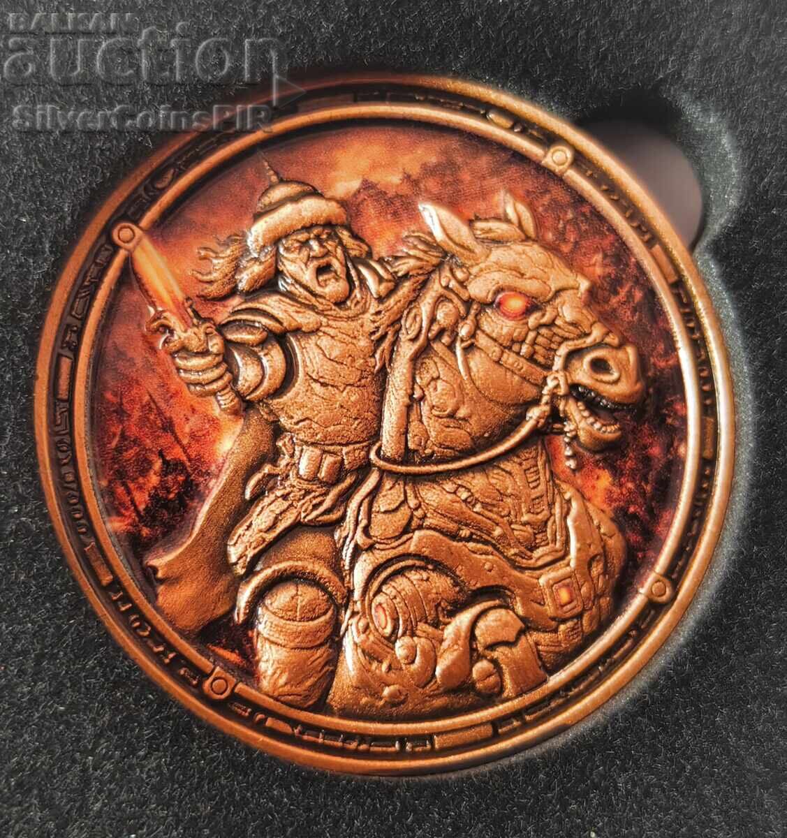 Мед 1 oz Чингис Хан 2025 Раунд / II