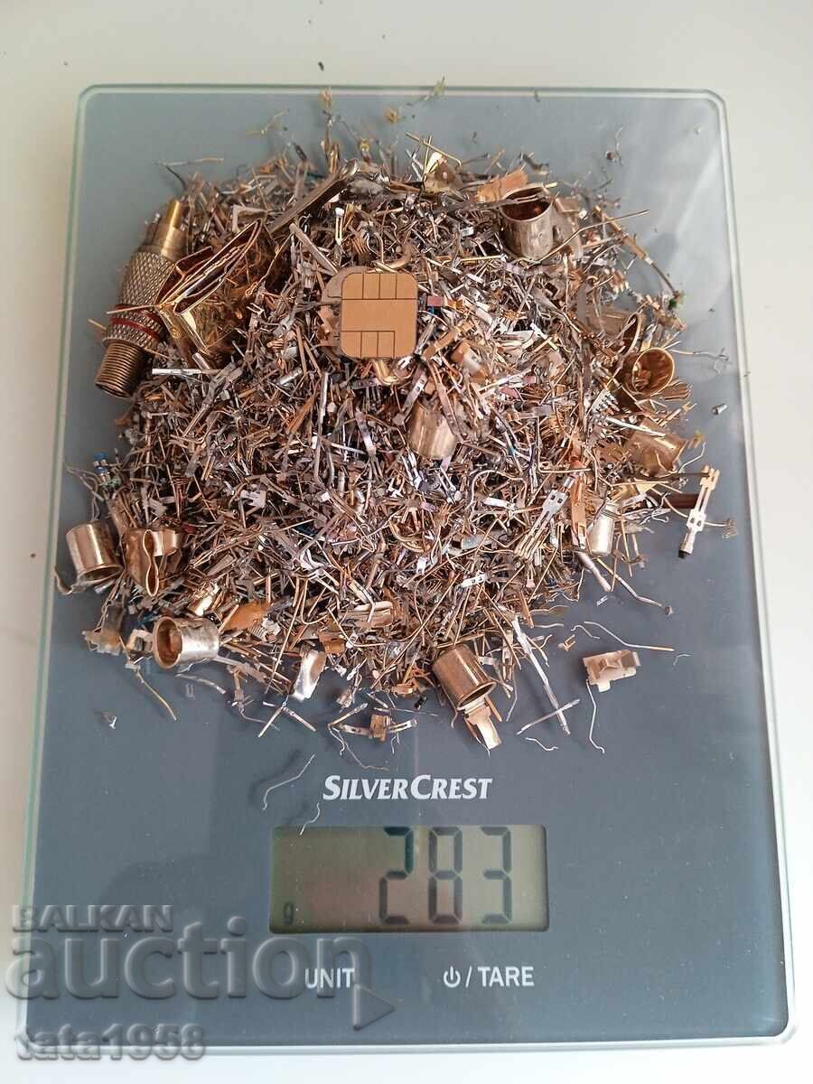 283 g deșeuri electronice cu conținut de aur