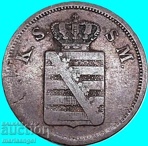 Saxony 2 Pfennig 1841 Γερμανία G - Allretburg - αρκετά σπάνιο με τιμή € 12.95 | 25.33 BGN Saxony 2 Pfennig 1841 Γερμανία G - Allretburg - αρκετά σπάνιο με τιμή € 12.95 | 25.33 BGN