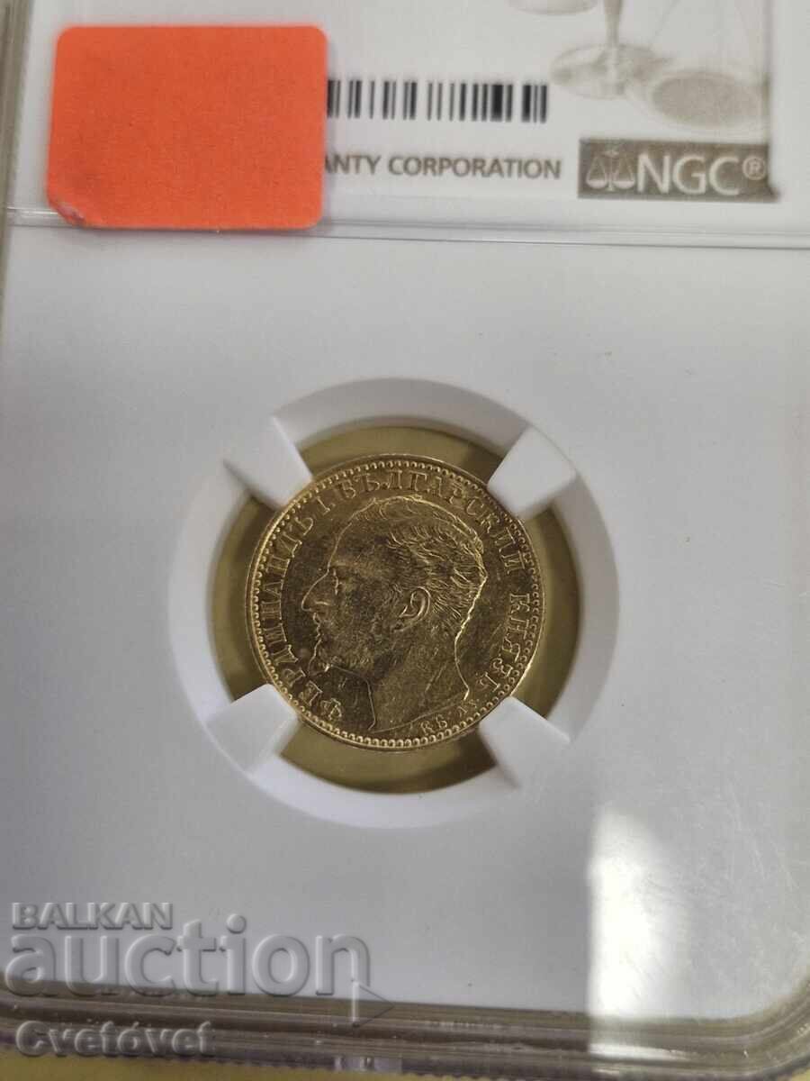 Auction  10 leva 1894 AU58 NGC