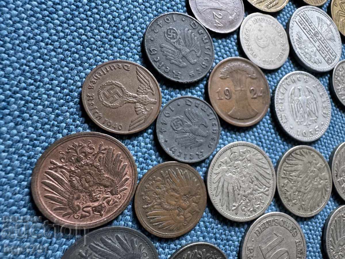 Лот от 44 монети 1900-1980 Германия с цена € 10.00 | 19.56 лв.