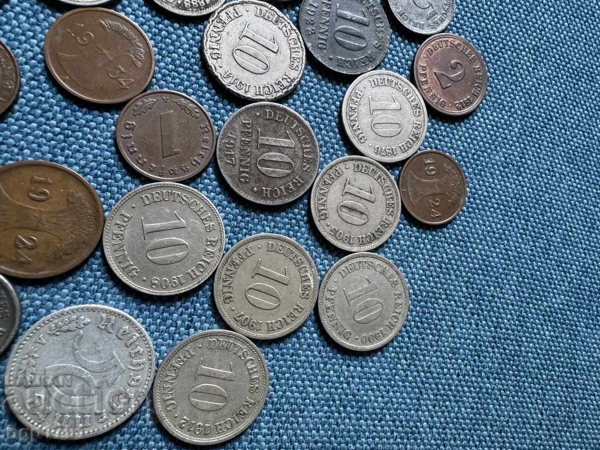 Аукцион Лот от 44 монети 1900-1980 Германия