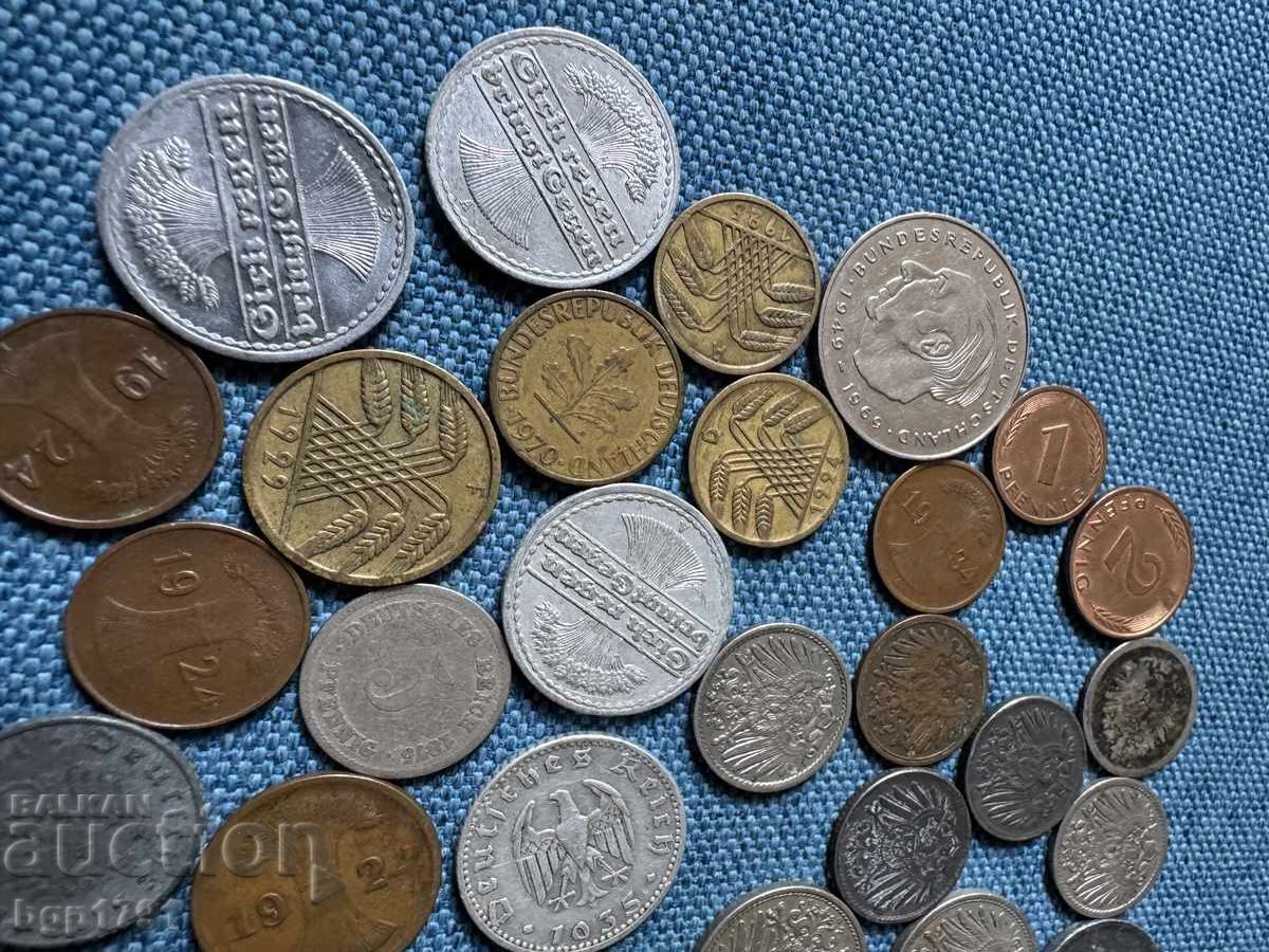 Лот от 44 монети 1900-1980 Германия - 6