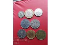 Mixed lot of 8 coins