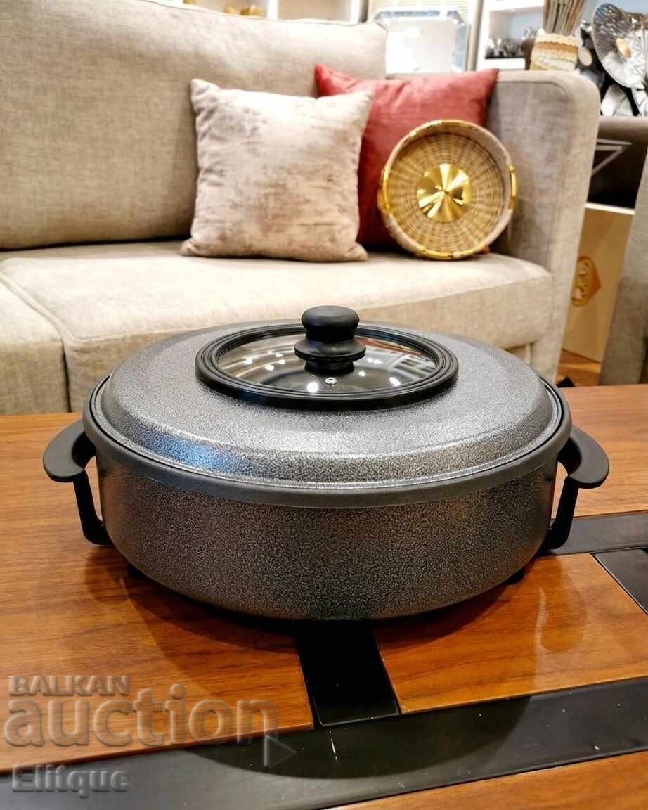 Aparat de făcut pizza cu 5 setări de temperatură și putere 1500W FIRS