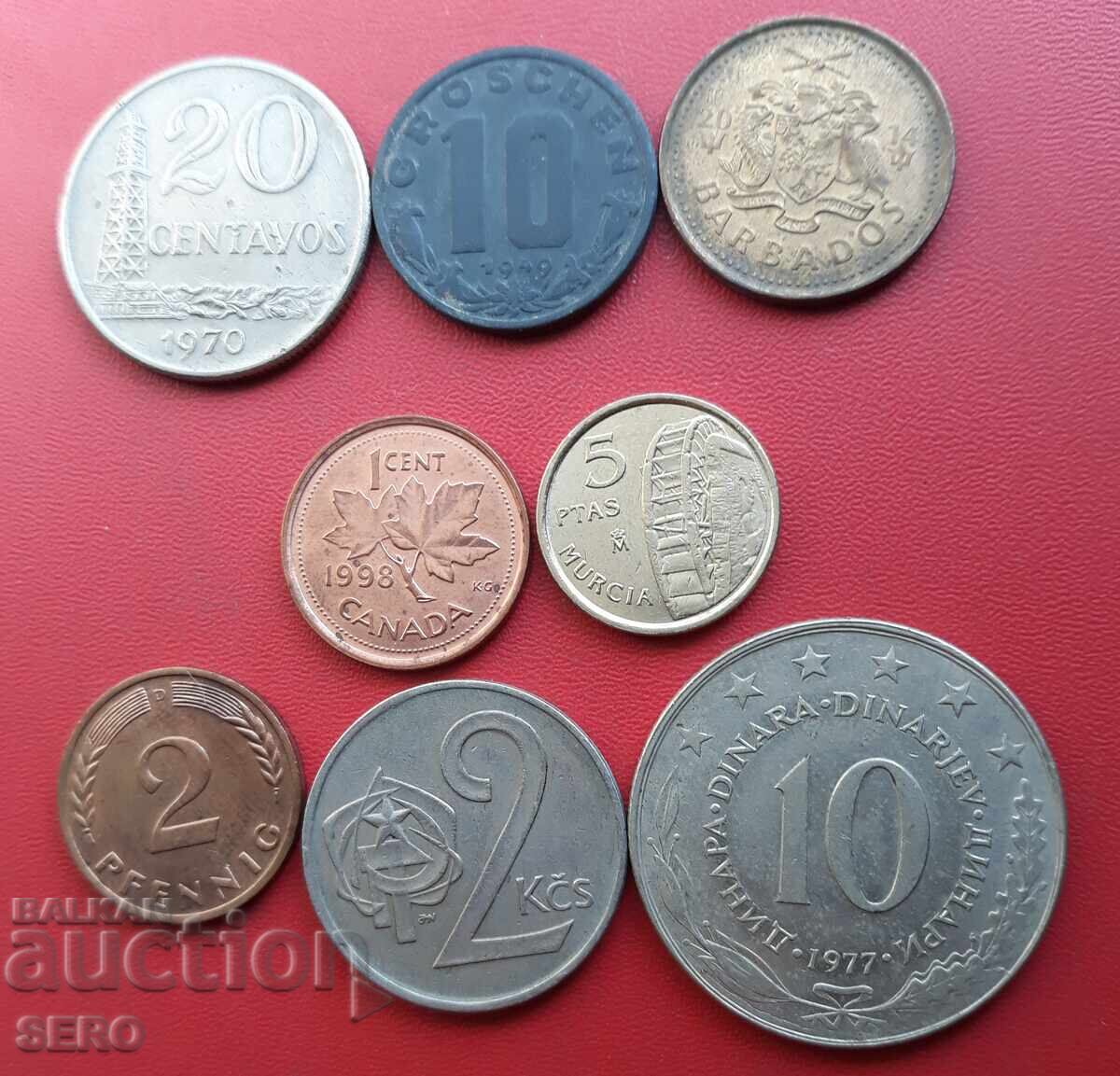 Смесен лот от 8 монети
