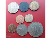 Mixed lot of 8 coins