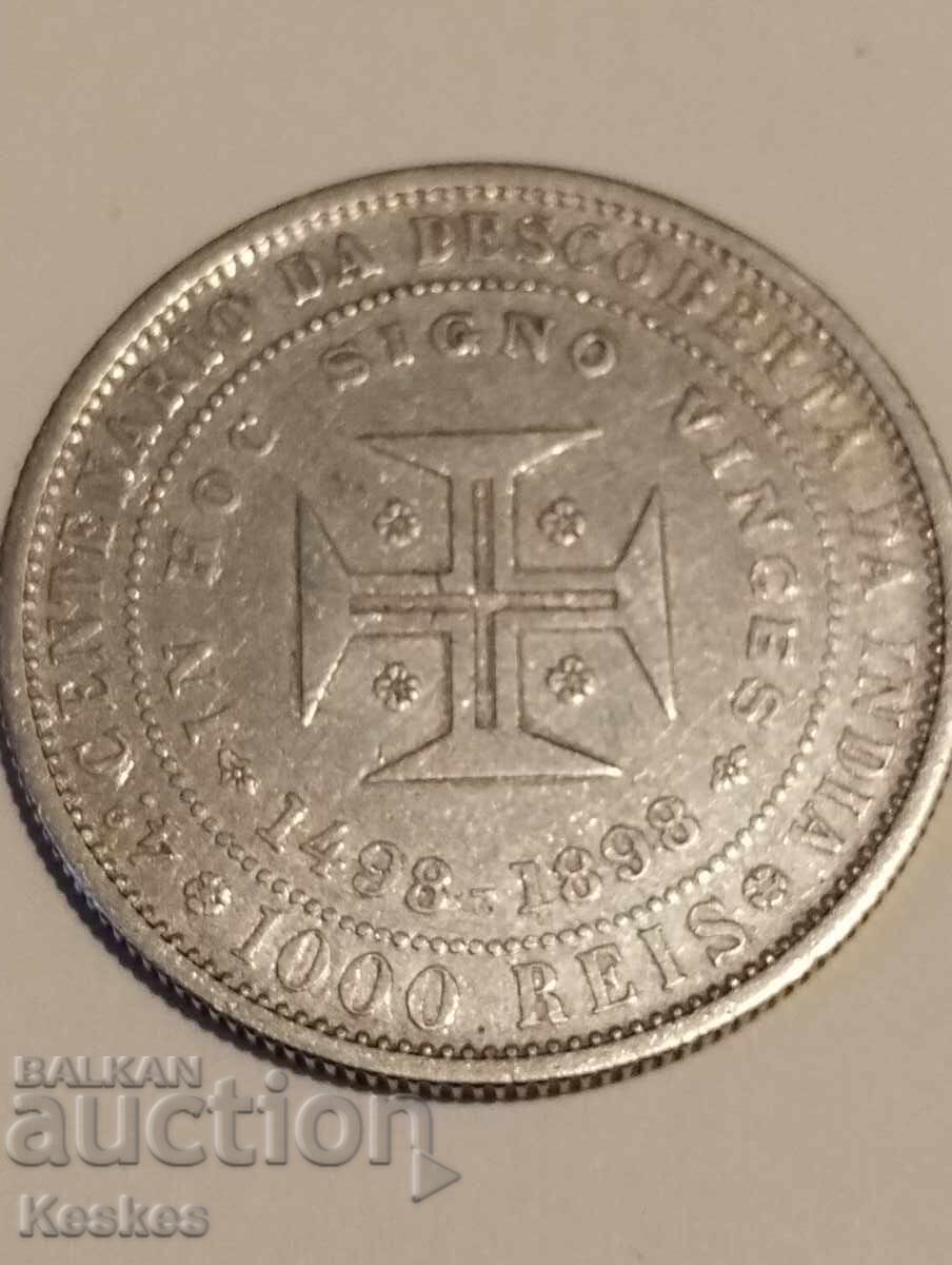 Δημοπρασία Πορτογαλία 1898 200 réis 500 réis 1000 réis