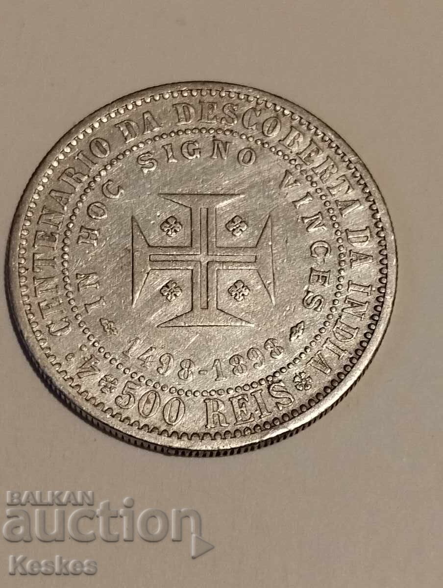 Πορτογαλία 1898 200 réis 500 réis 1000 réis - 5