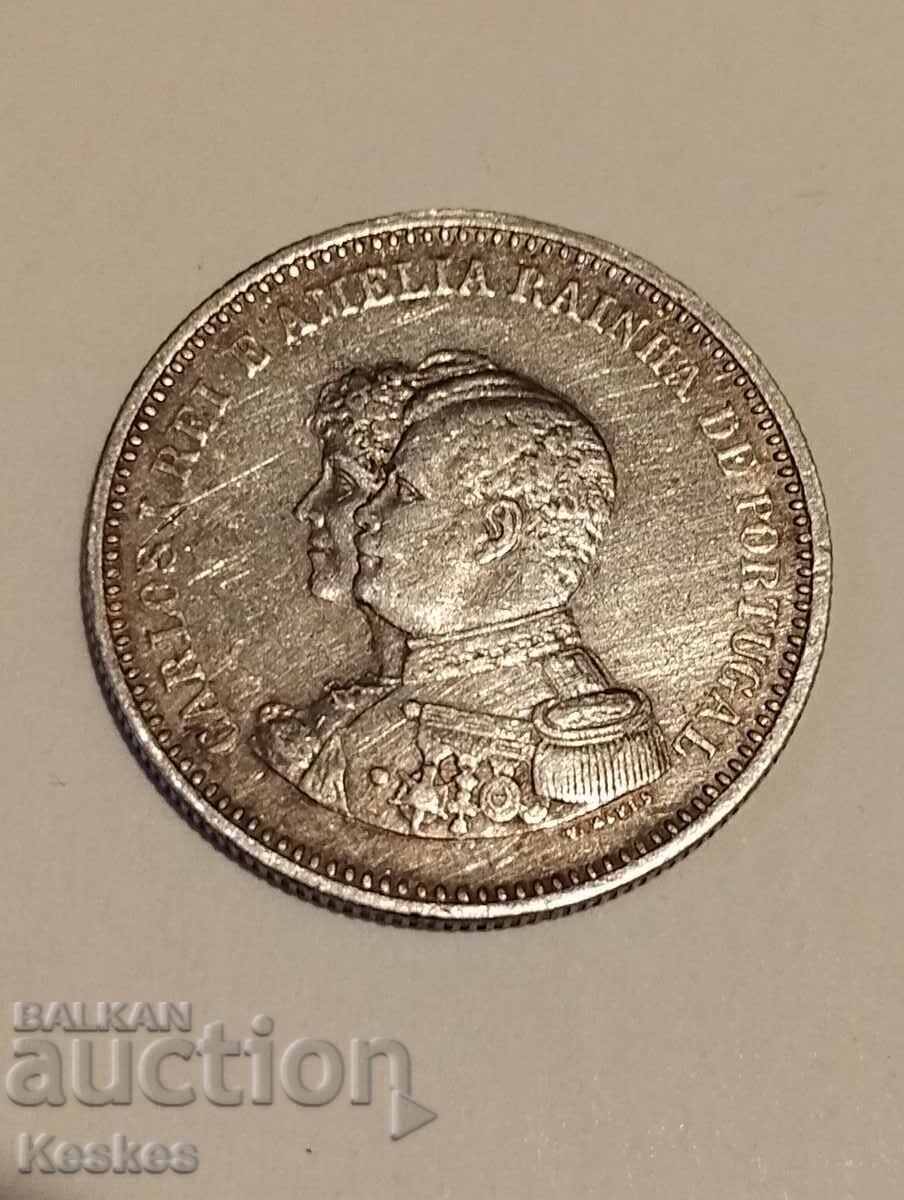 Πορτογαλία 1898 200 réis 500 réis 1000 réis - 6
