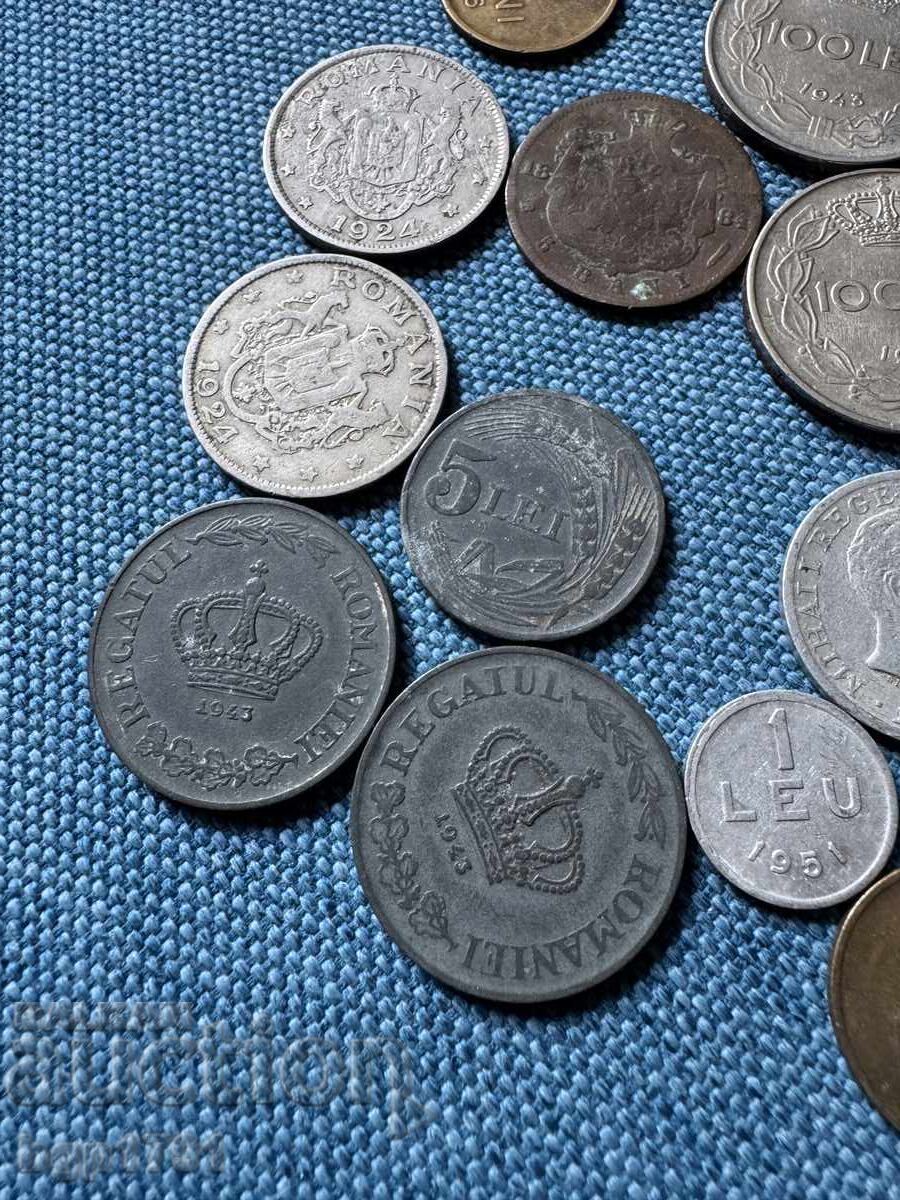 Παρτίδα 21 νομισμάτων 19ου-20ου αιώνα Ρουμανία με τιμή € 20.00 | 39.12 BGN Παρτίδα 21 νομισμάτων 19ου-20ου αιώνα Ρουμανία με τιμή € 20.00 | 39.12 BGN