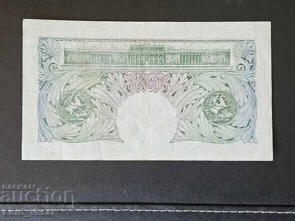 1 liră (Seria A; Marea Britanie, cu fir de siguranță) ND (1949-1955) cu preț € 20.00 | 39.12 BGN