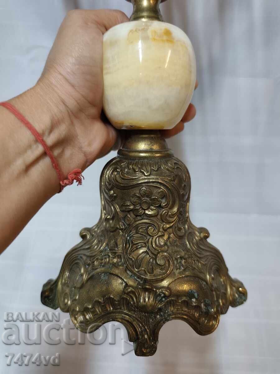 Masiv sfeșnic antic vintage în stil Rococo/Baroc cu preț € 150.00 | 293.38 BGN
