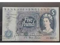 5 Pounds (Series C; Portrait) ND (1966-1970)
