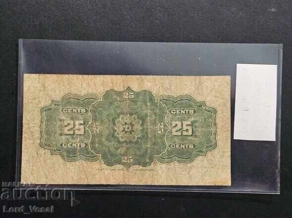 25 σεντς 1900 "Shinplaster" (Κυριαρχία του Καναδά) με τιμή € 27.00 | 52.81 BGN