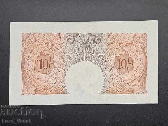 10 șilingi ND (1929-1934 Seria A; Britania, fără fir) cu preț € 80.00 | 156.47 BGN