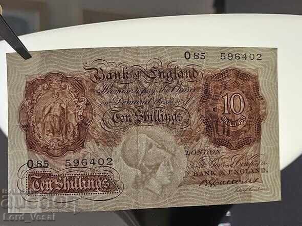 Licitație 10 șilingi ND (1929-1934 Seria A; Britania, fără fir)