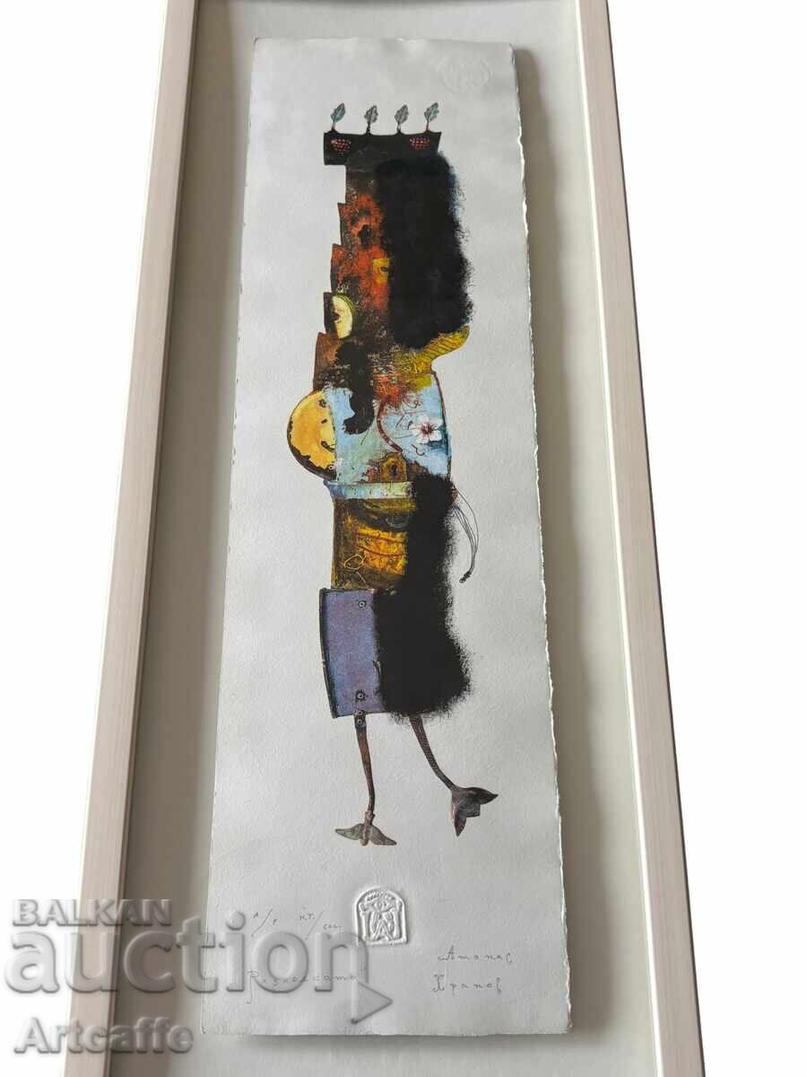 Auction Atanas Hranov - mixed media, framed Auction Atanas Hranov - mixed media, framed