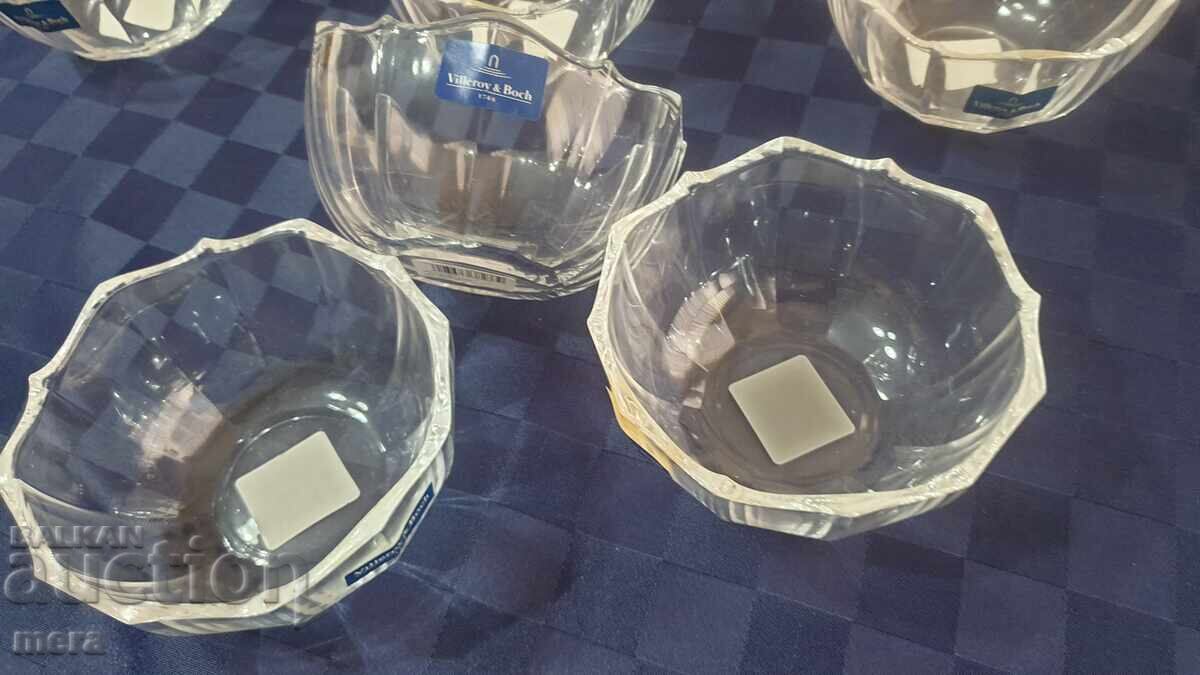 Auction "Villeroy & Boch My Garden" crystal bowl set Auction "Villeroy & Boch My Garden" crystal bowl set