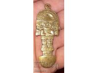 Medalion din bronz, Mexic