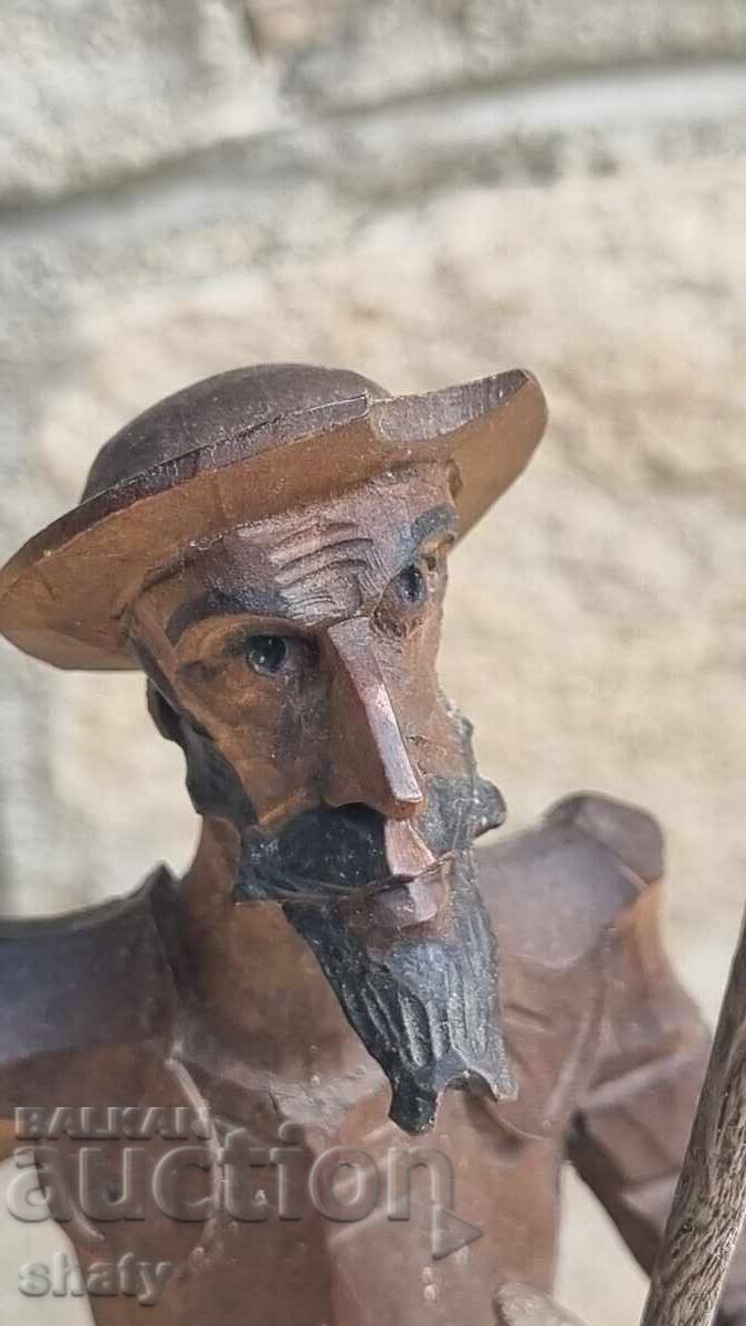 Ξύλινο γλυπτό του Δον Κιχώτη - 5 Ξύλινο γλυπτό του Δον Κιχώτη - 5