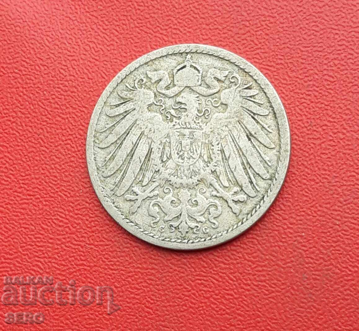 Germany-10 pfennig 1893 G-Karlsruhe with price € 3.50 | 6.85 BGN