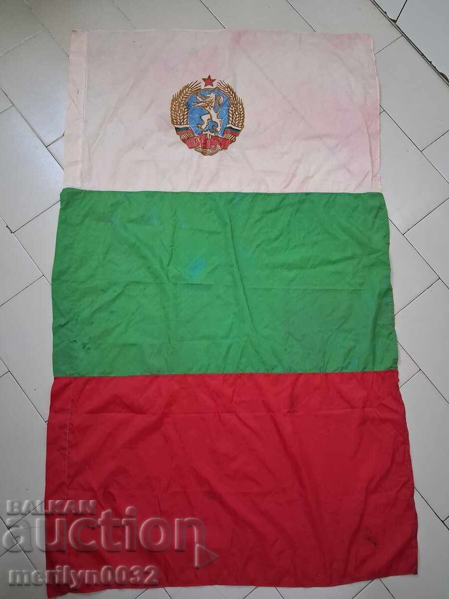 Drapel tricolor bulgăresc stemă steag RPB