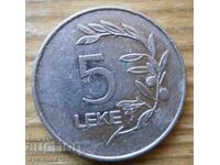 5 λεκ 1995 - Αλβανία