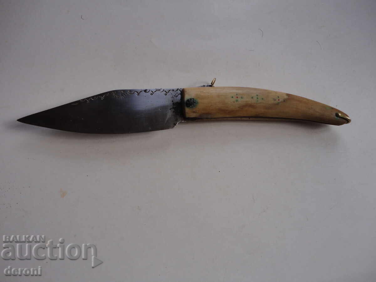 Cuțit briceag brutal uriaș corn 4 cu preț € 125.00 | 244.48 BGN