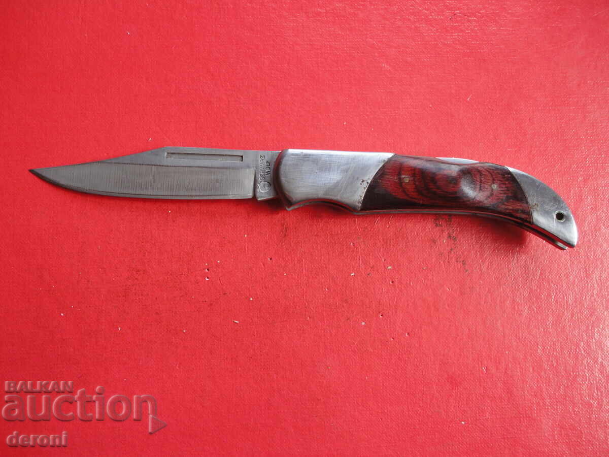 Cuțit de buzunar semiautomat Wolf grozav cu preț € 15.00 | 29.34 BGN Cuțit de buzunar semiautomat Wolf grozav cu preț € 15.00 | 29.34 BGN