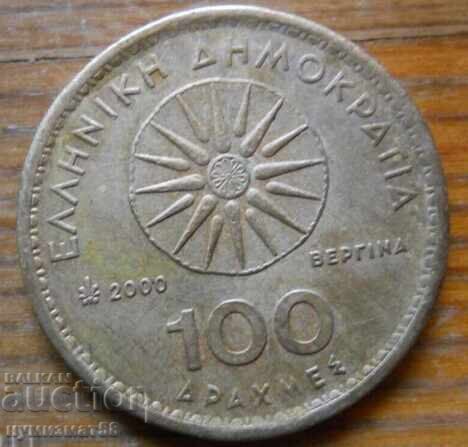 100 drahme 2000 g - Grecia