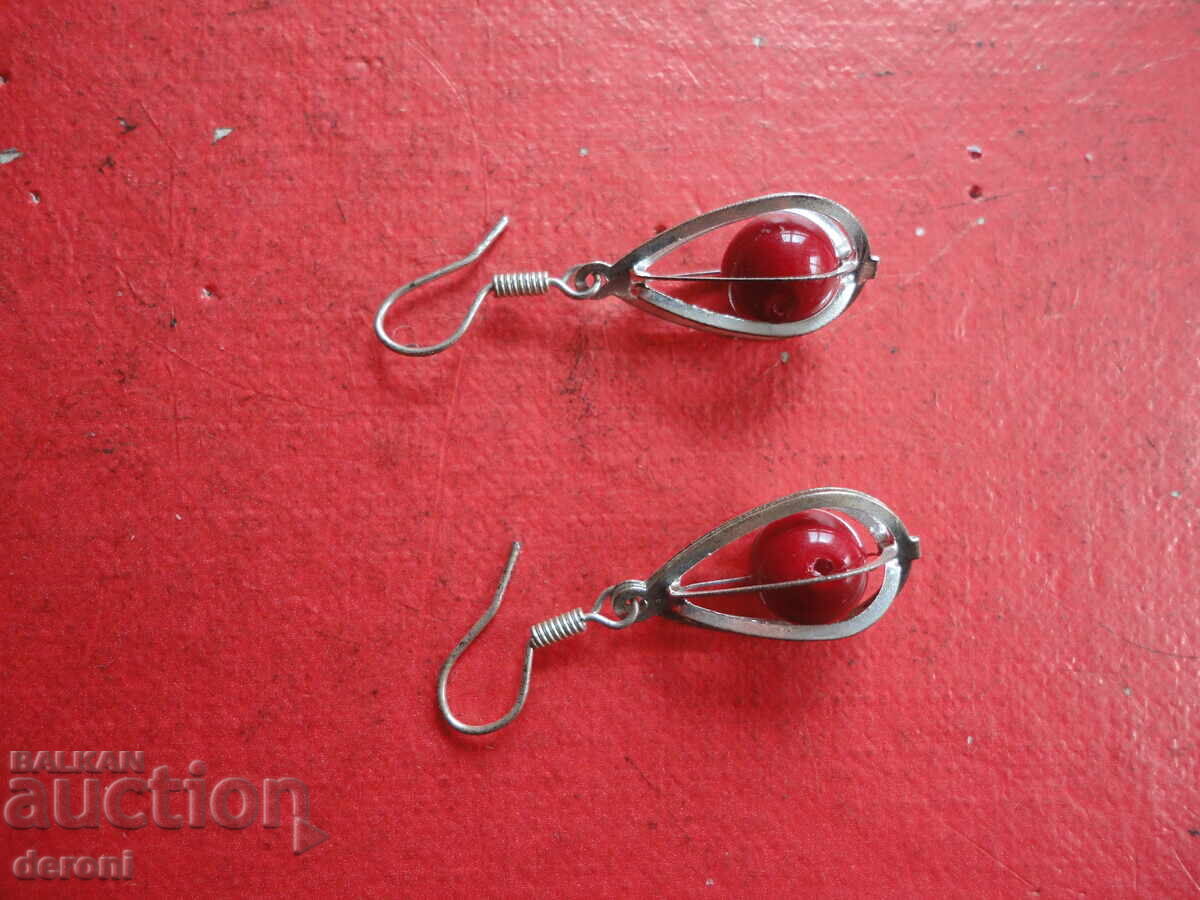 Silver-plated earrings with stones 5 with price € 5.11 | 9.99 BGN