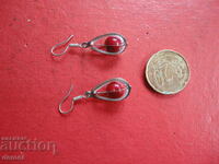 Silver-plated earrings with stones 5