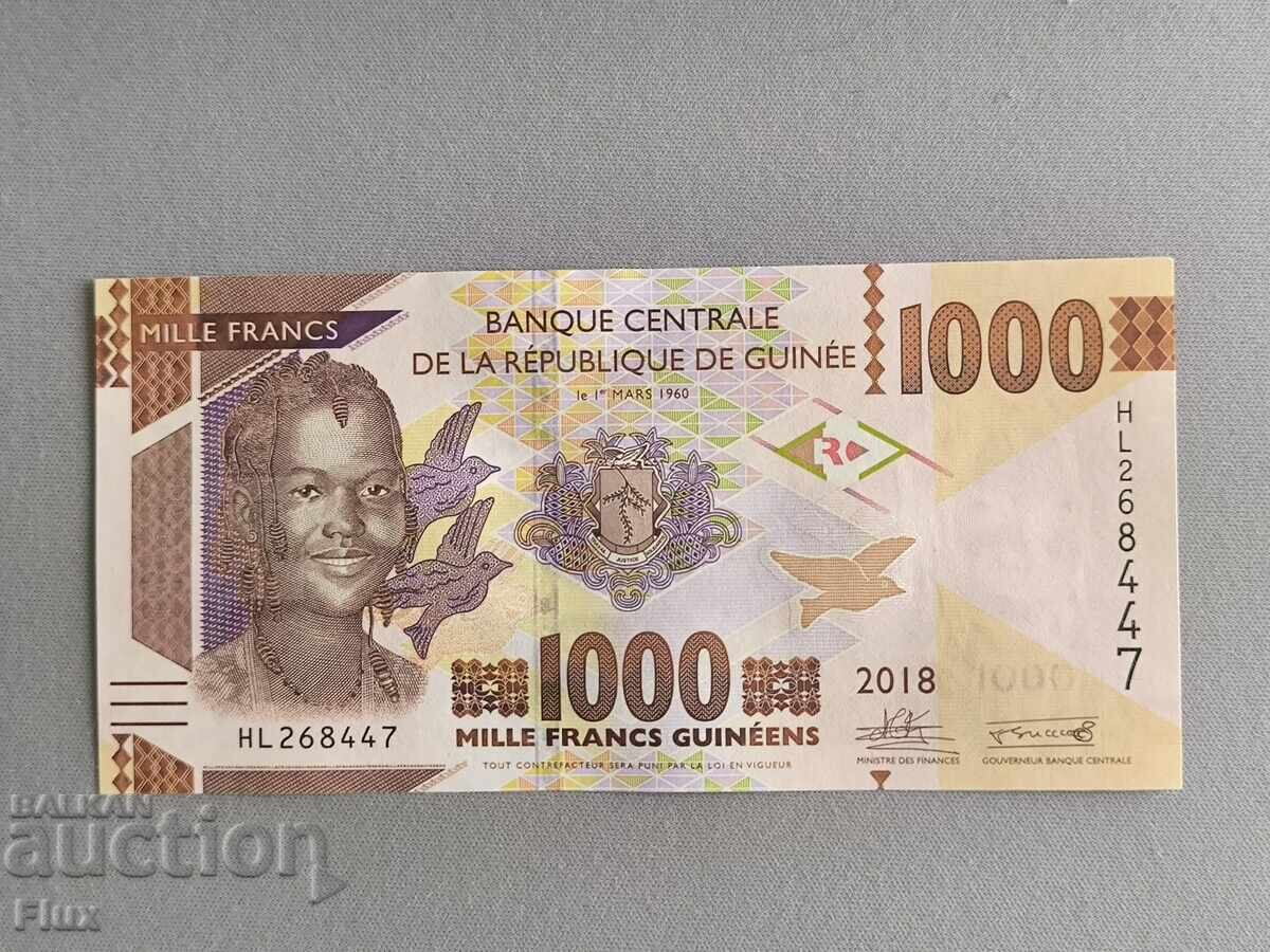 Банкнота - Гвинея - 1000 франка UNC | 2018г.