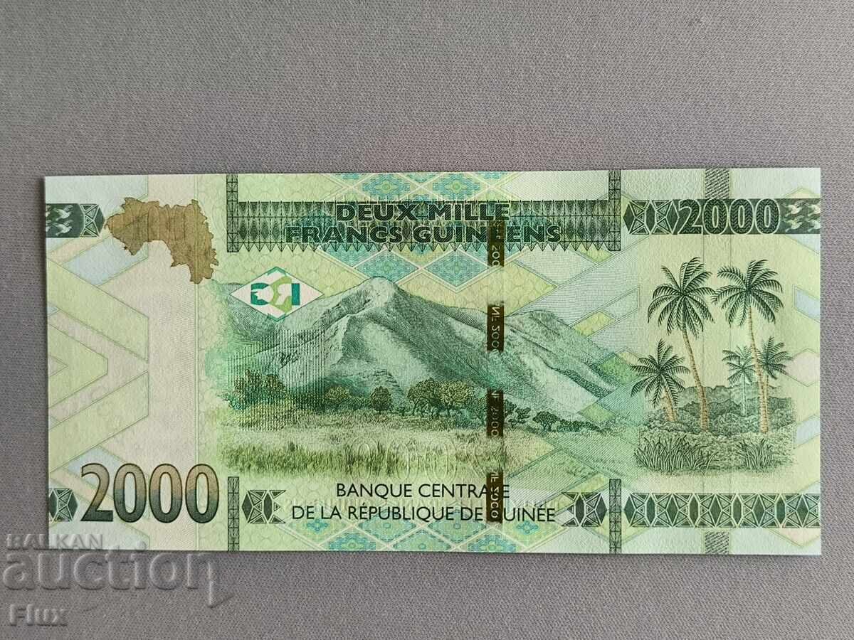 Банкнота - Гвинея - 2000 франка UNC | 2022г. с цена € 4.50 | 8.80 лв.