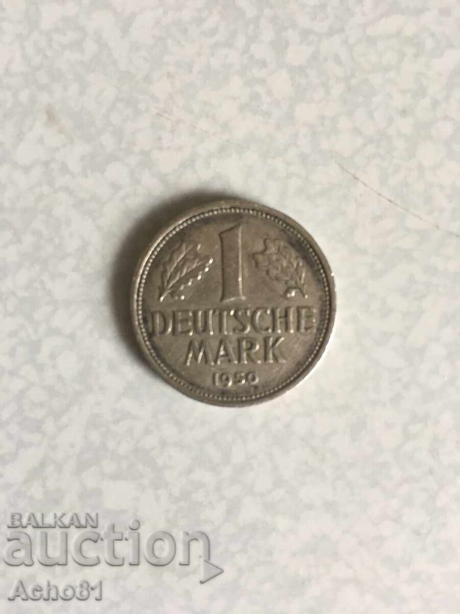 1 marcă germană 1950