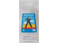 BALKAN'74 1984 pocket calendar