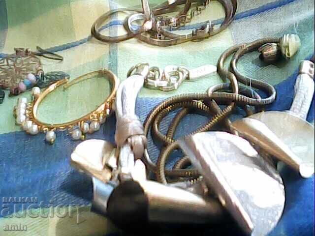 Lot of gold-plated jewelry approx. 150g - 7