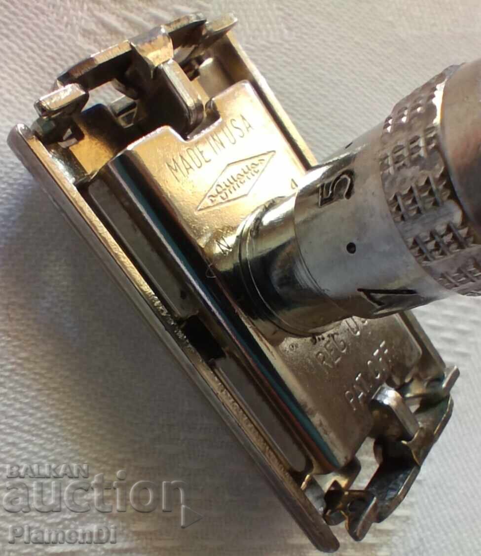 Gillette Slim Adjustable Razor - 1968 USA - 6