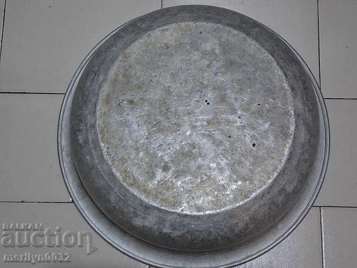 Παράδοση Αλουμινένια λεκάνη οικιακό σκεύος καζάνι σκάφη κολυμπήθρα Παράδοση Αλουμινένια λεκάνη οικιακό σκεύος καζάνι σκάφη κολυμπήθρα