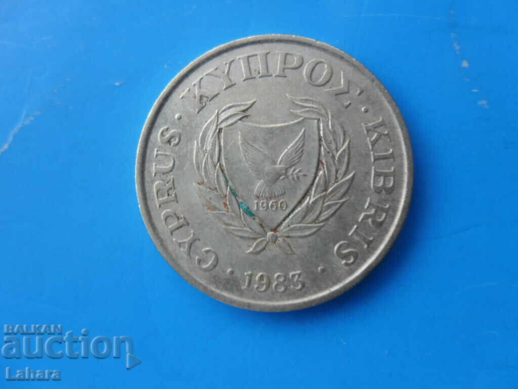 5 cents 1983 Cyprus with price € 0.60 | 1.17 BGN