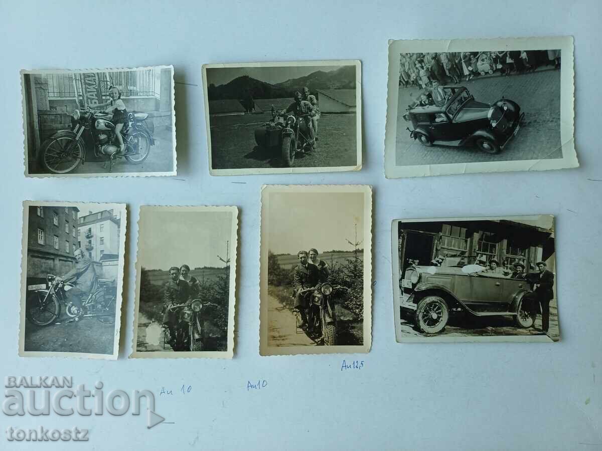 7 buc. fotografii motociclete și mașini