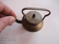 Antique bronze teapot vessel engravings