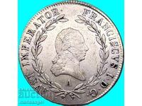 20 кройцера 1809 Австрия А - Вена имп.Франциск I