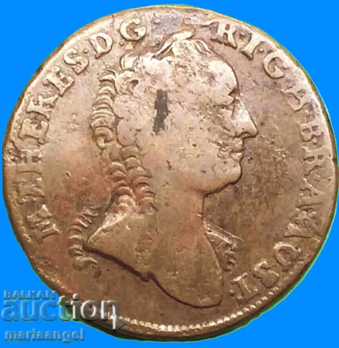 Παράδοση 1 Κρόιτσερ 1762 Αυστρία K-Kremnitz Μαρία Θηρεσία (1764-1780) Παράδοση 1 Κρόιτσερ 1762 Αυστρία K-Kremnitz Μαρία Θηρεσία (1764-1780)