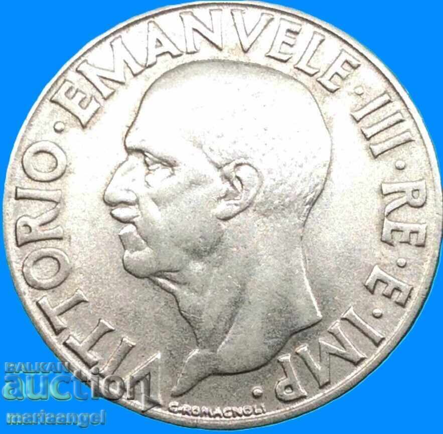 1 Lira 1939 (XVIII) Italy Eagle with price € 2.90 | 5.67 BGN