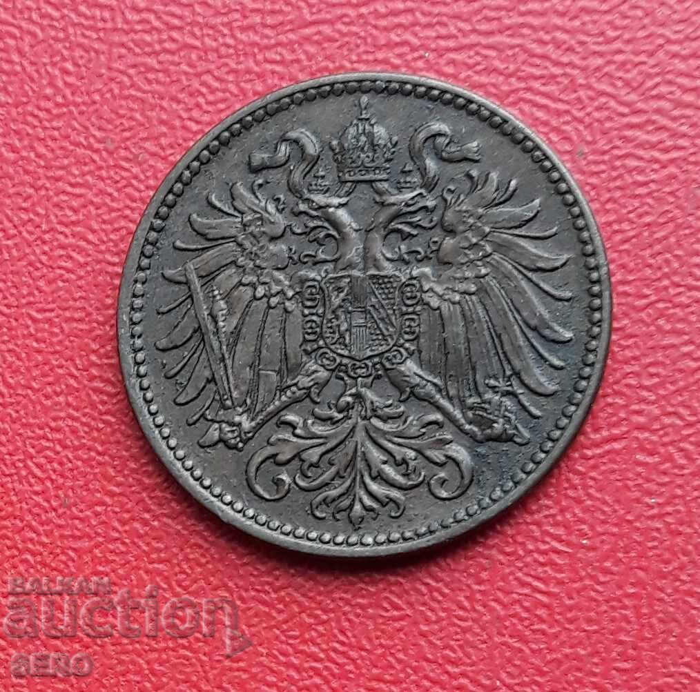Austria-Hungary-2 Heller 1895 with price € 0.80 | 1.56 BGN